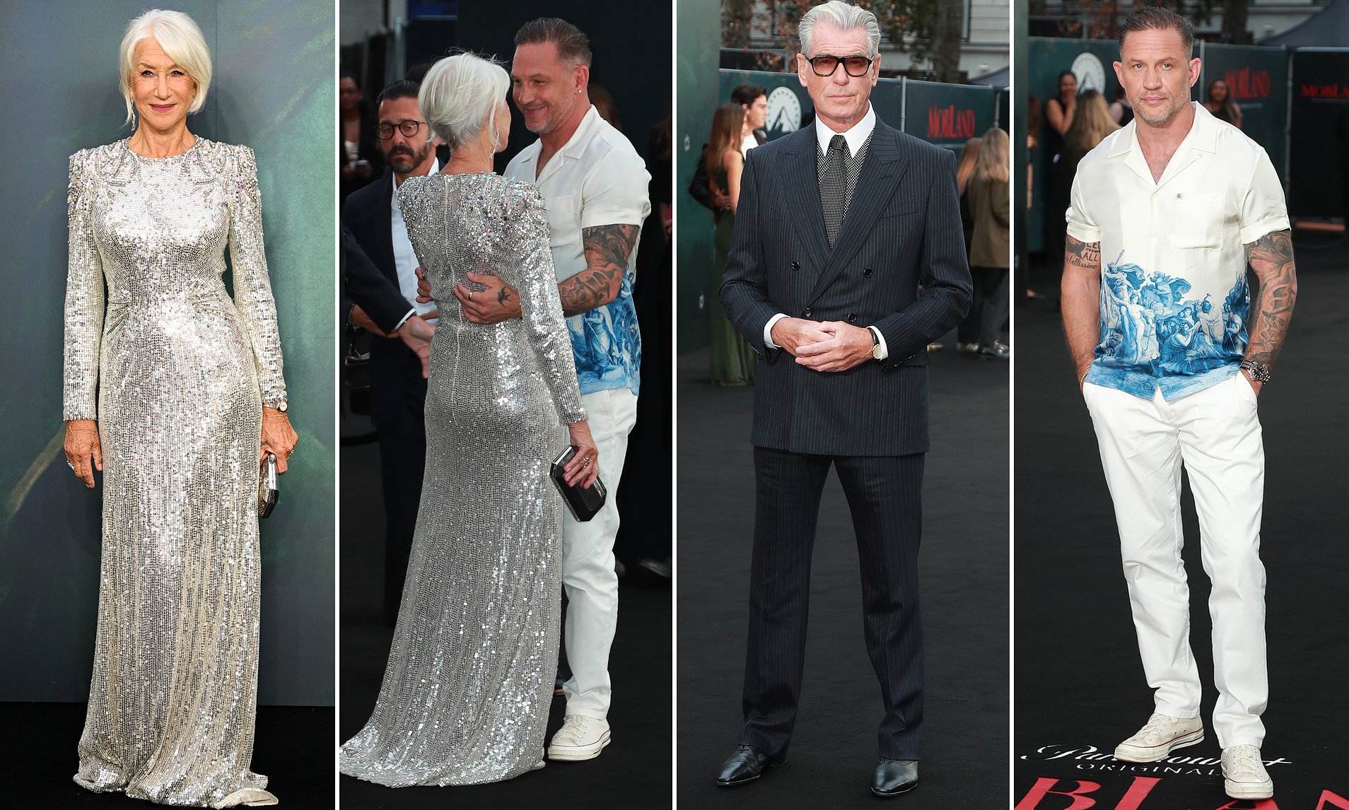 Helen Mirren, 81, dazzles in sequined dress as she leads the stars at MobLand season two premiere