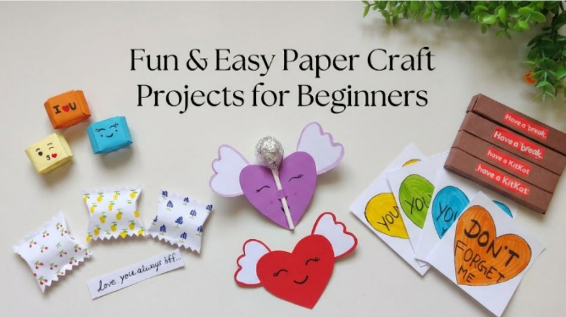Fun & easy paper craft projects for beginners
