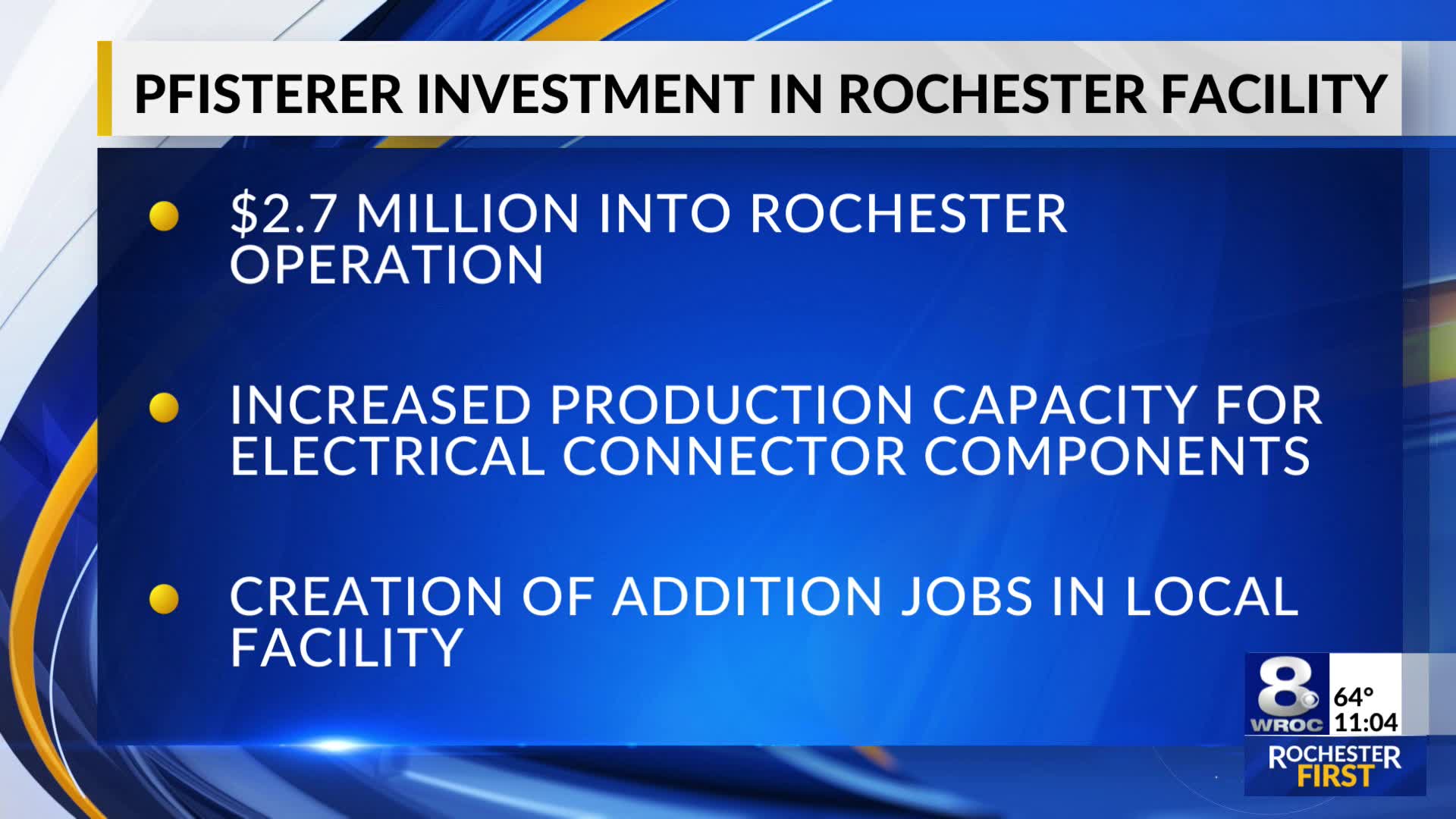 Pfisterer investing $2.7M in Rochester facility, adding jobs