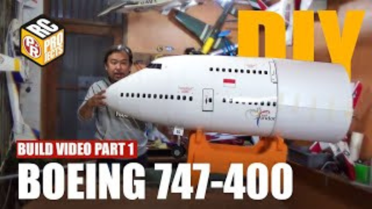Starting a large Boeing 747 RC build