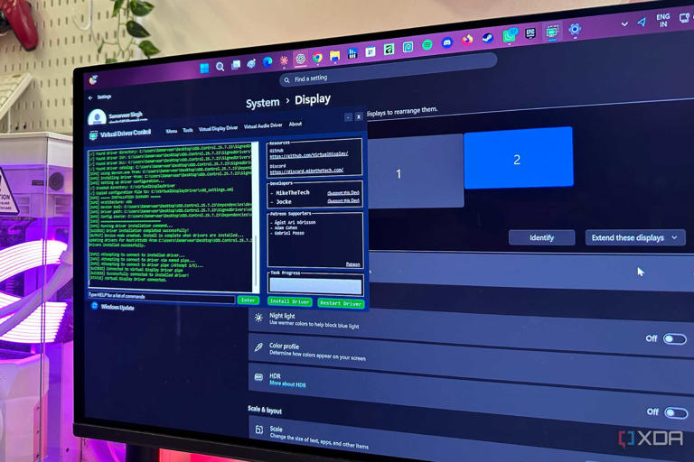 I gave Sunshine a virtual display, and game streams stopped hijacking ...