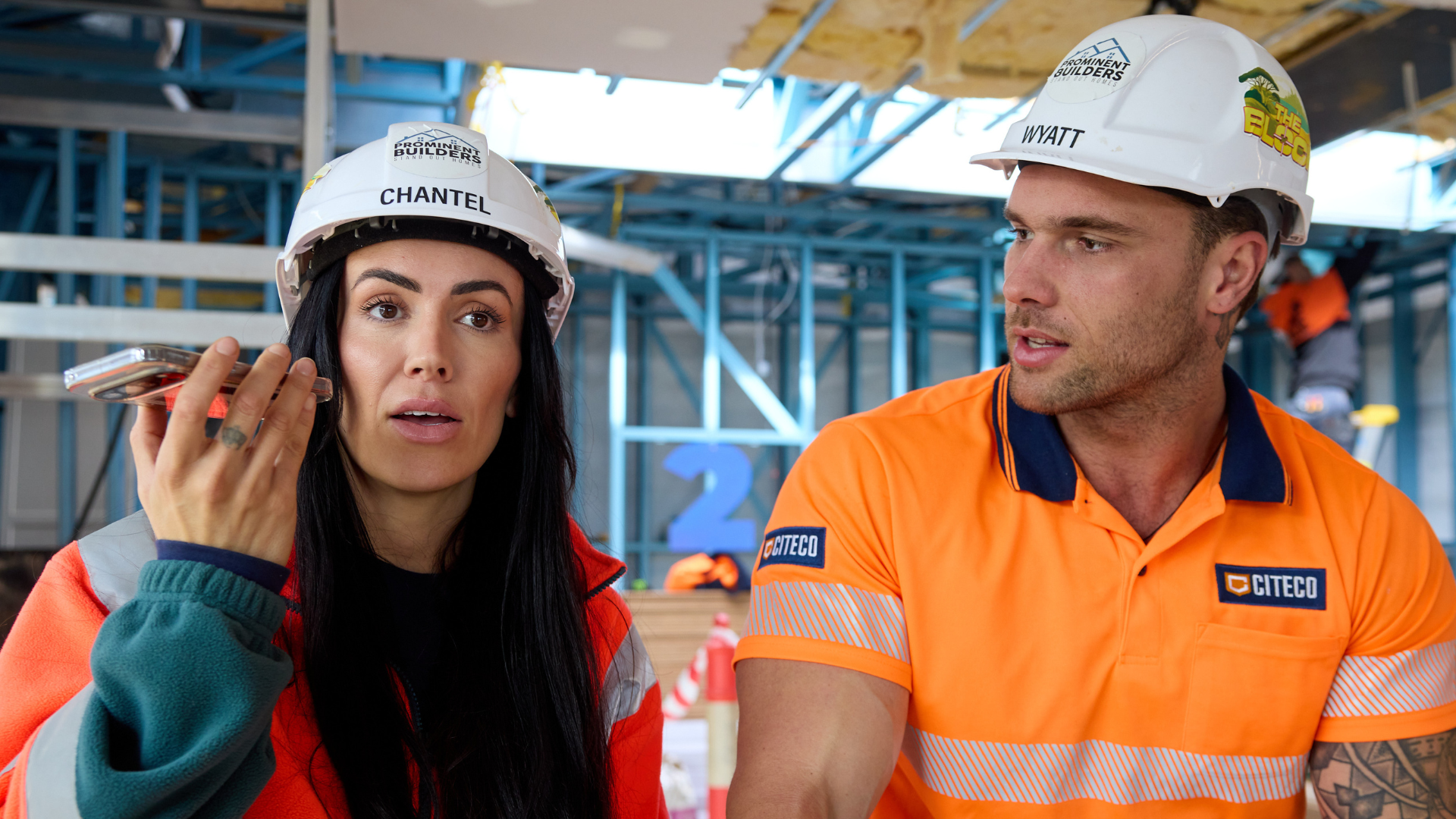 Exclusive: The Block's Chantel and Wyatt respond to break-up claims after major fight on screen