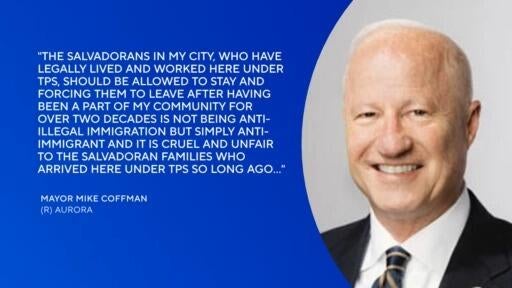 Aurora mayor opposes revocation of temporary protected status for ...