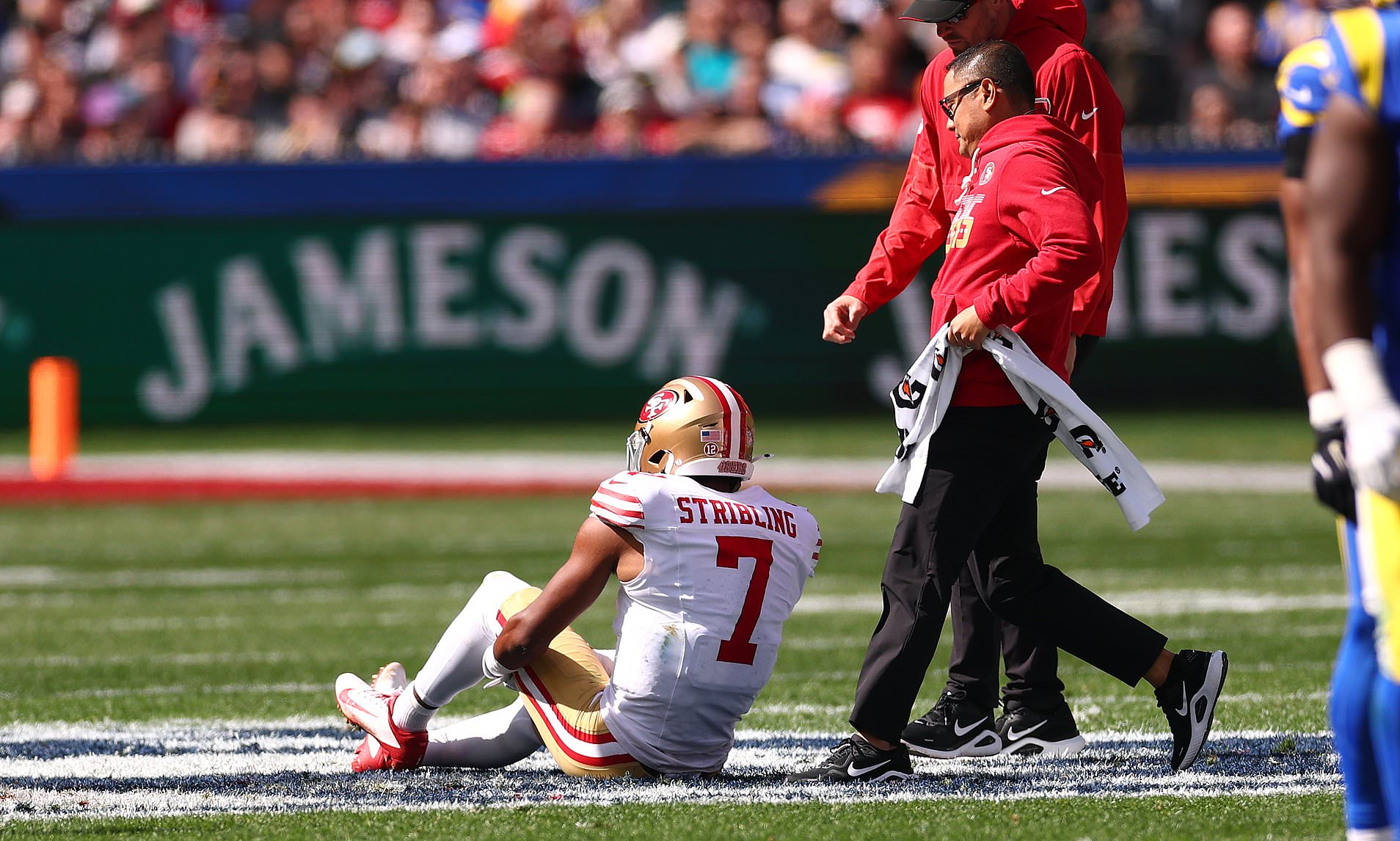 San Francisco 49ers injury curse strikes again as star rookie limps off early on NFL debut