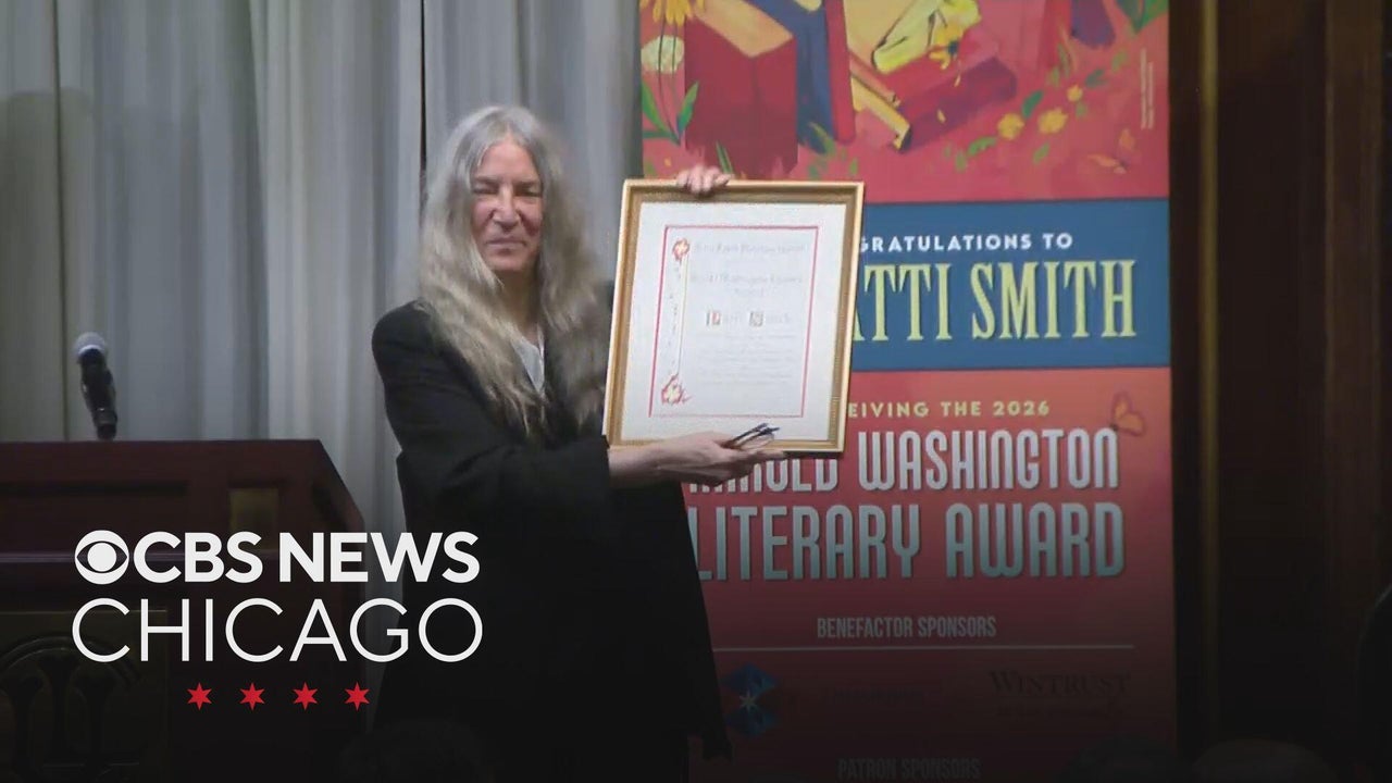 Punk rock legend Patti Smith receives 2026 Harold Washington Literary Award