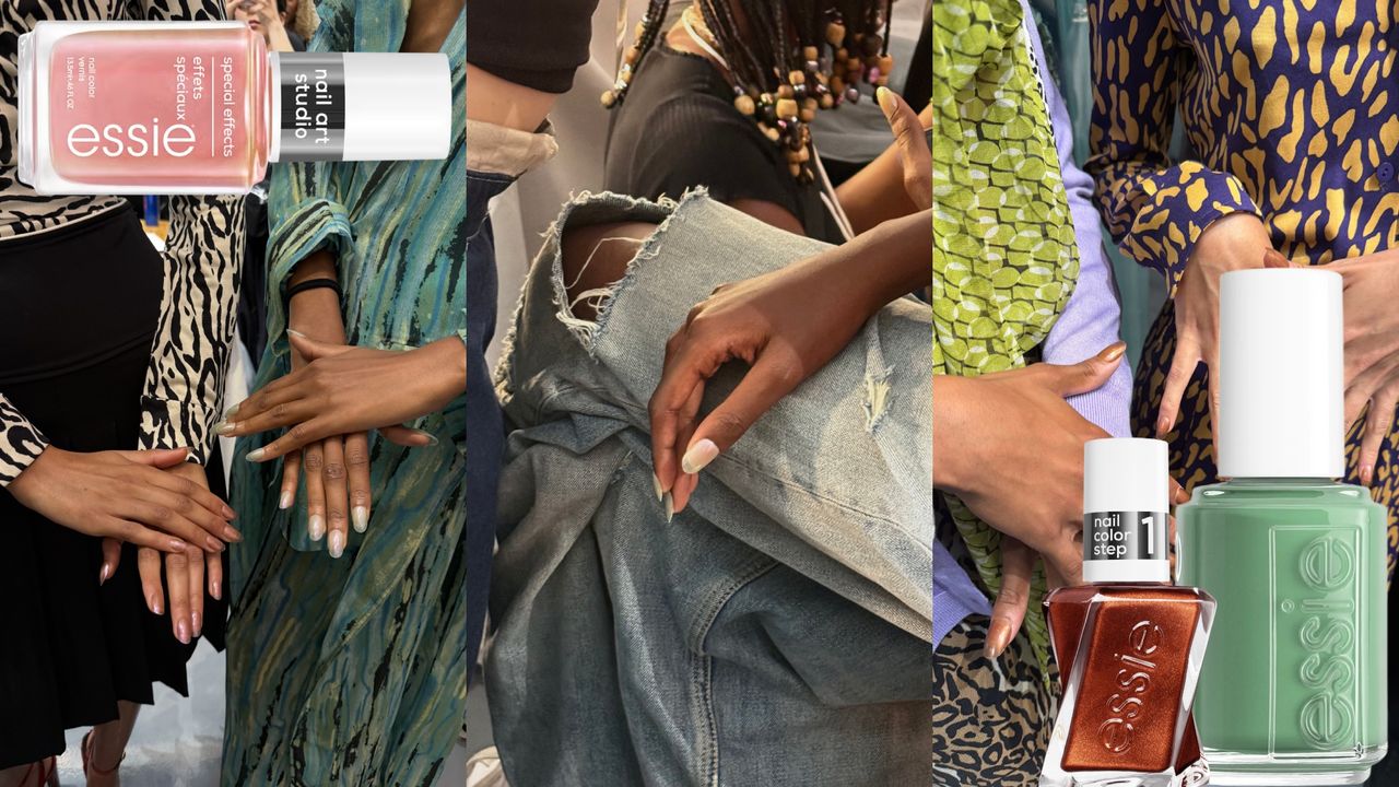 Sunglass nails were all over the DVF runway—and officially my favorite fall manicure trend
