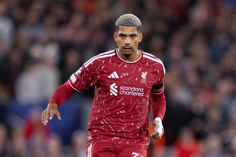 Ronald Araujo in Champions League action for Liverpool against Atletico Madrid.