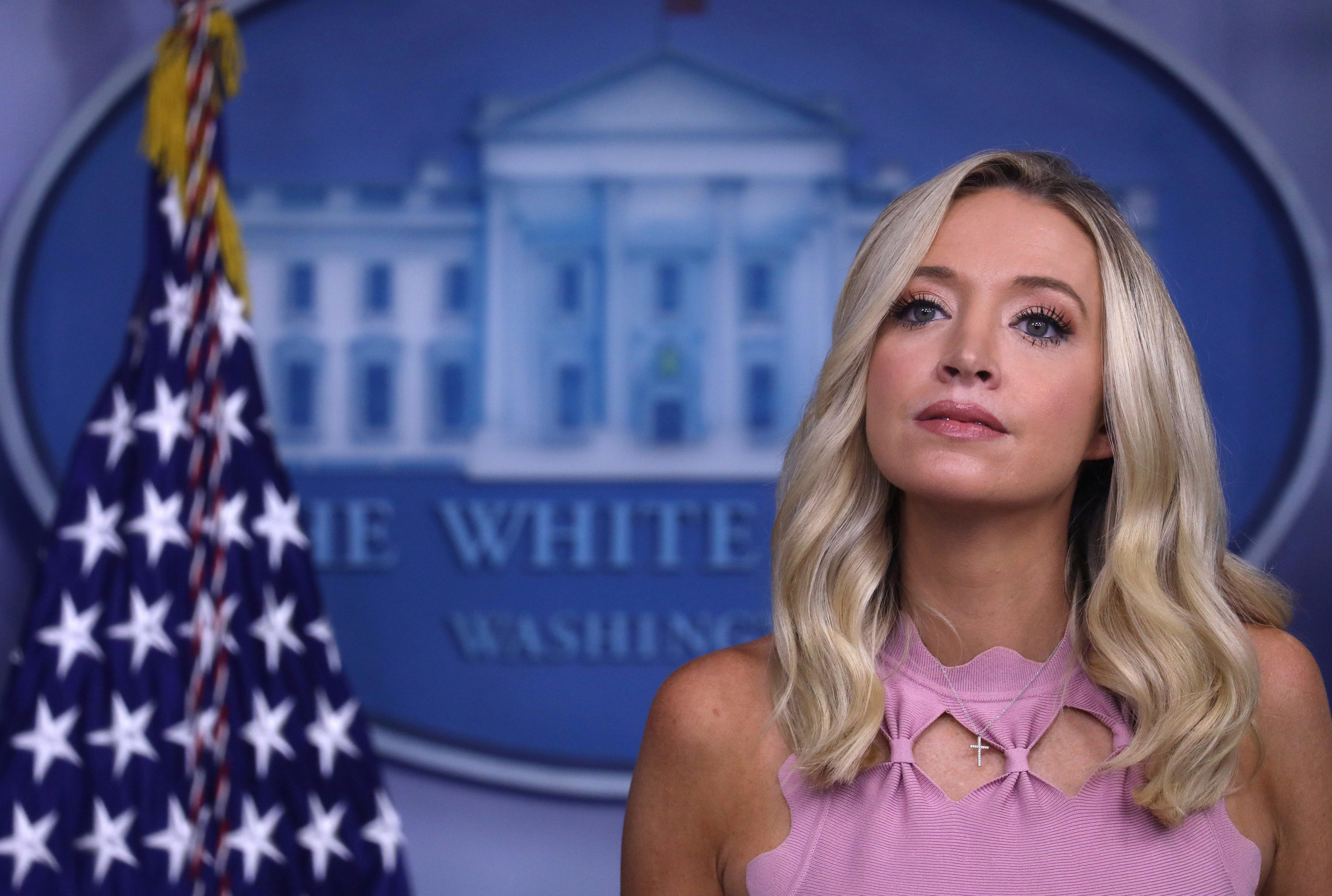 Kayleigh McEnany, a pink pacifier and a call from Trump