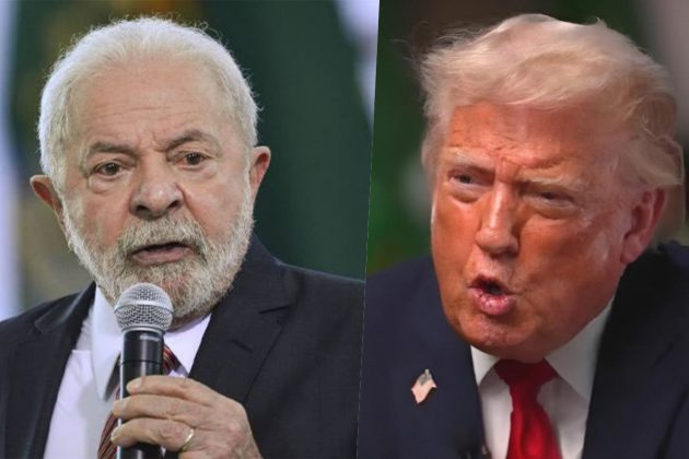 Lula e Trump. Fotos: Divulgação Agência Brasil/Reprodução NBC News/Montagem Área VIP Lula e Trump