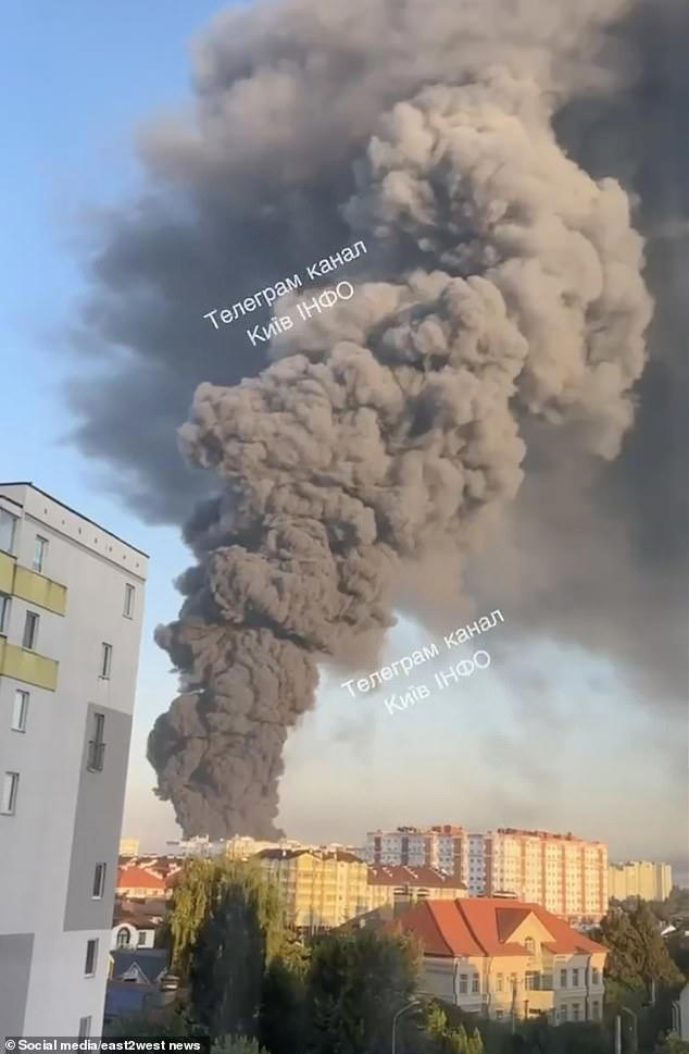 Explosions rocked Kyiv during a three-day barrage as Russia struck an ammunition store in the Bucha district