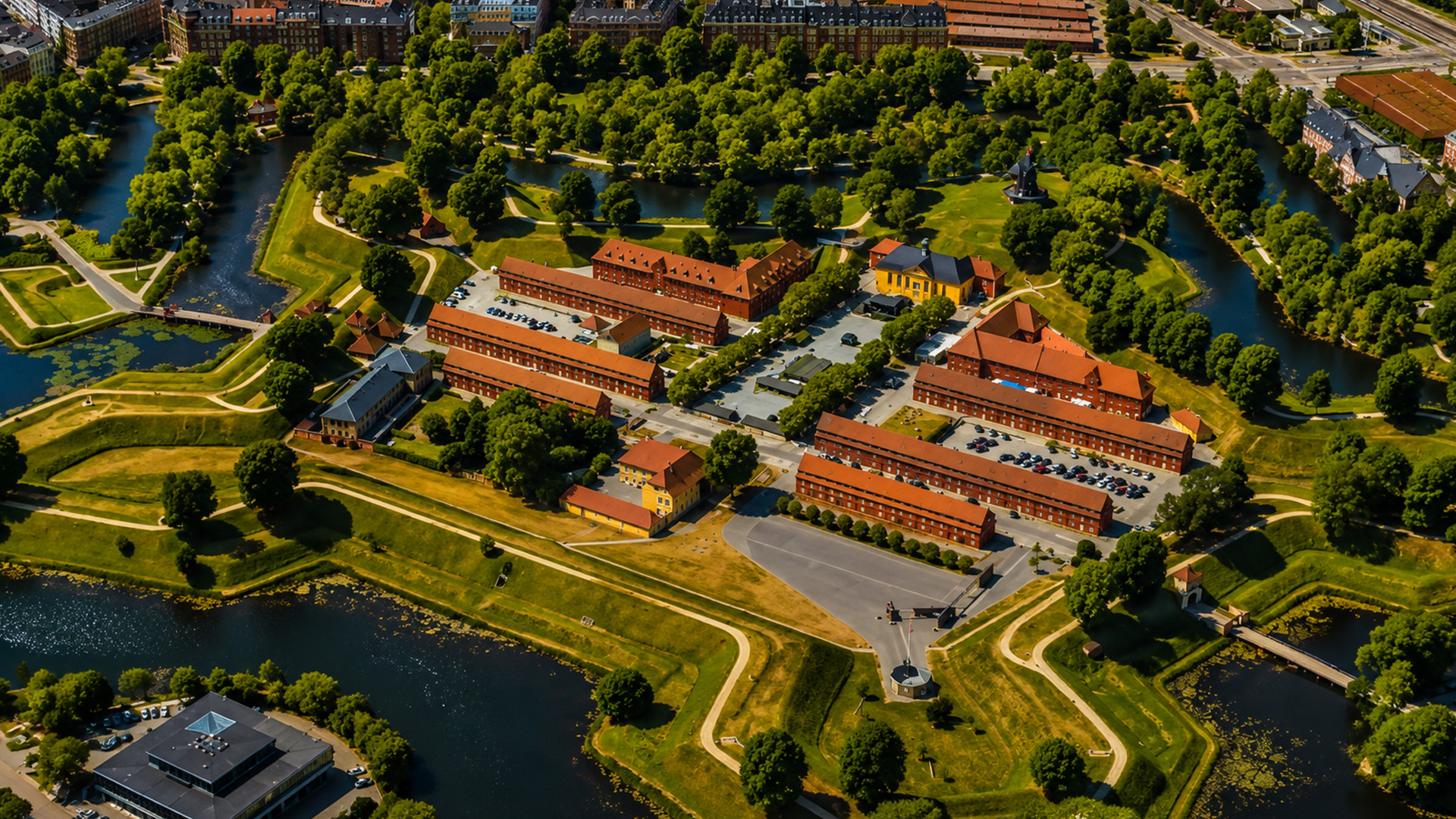Copenhagen’s Kastellet seen from above