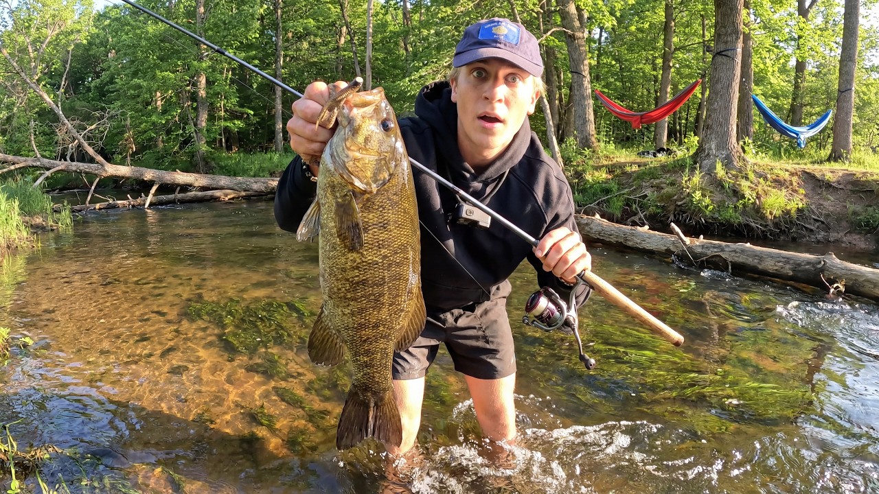 Backwoods fishing adventure - smallmouth bass, musky & camping