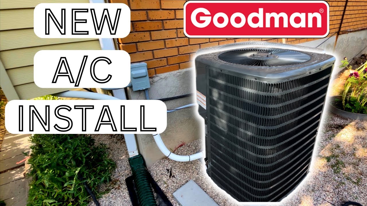 New heating and air conditioning system installation - start to finish