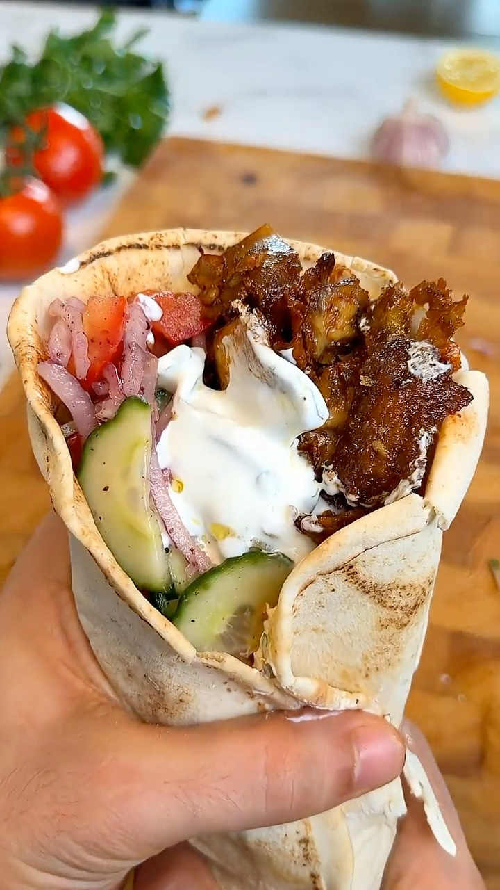 This secret tofu trick makes the ultimate crispy shawarma
