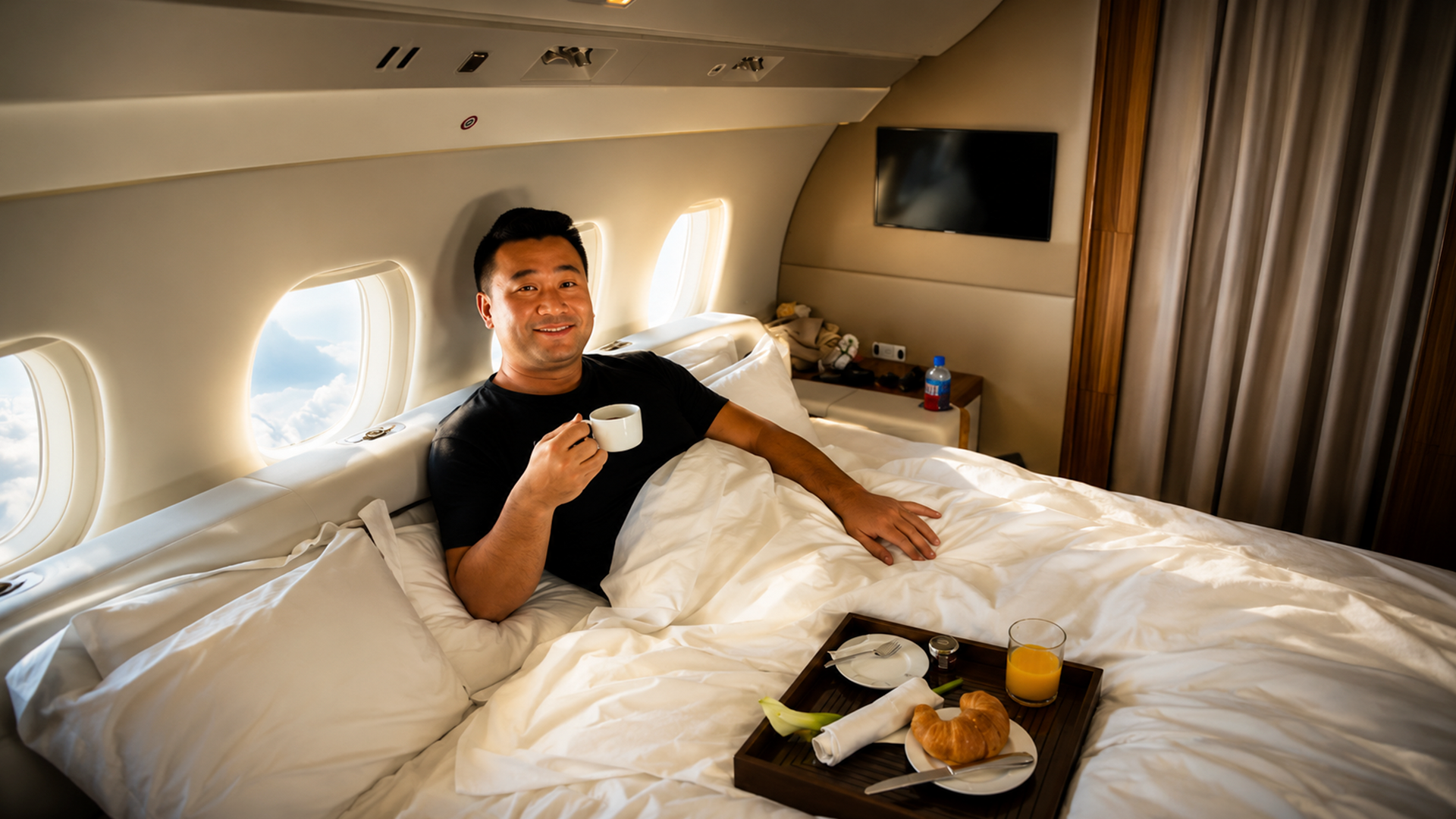 Flying one of the world’s newest private jets to Paris
