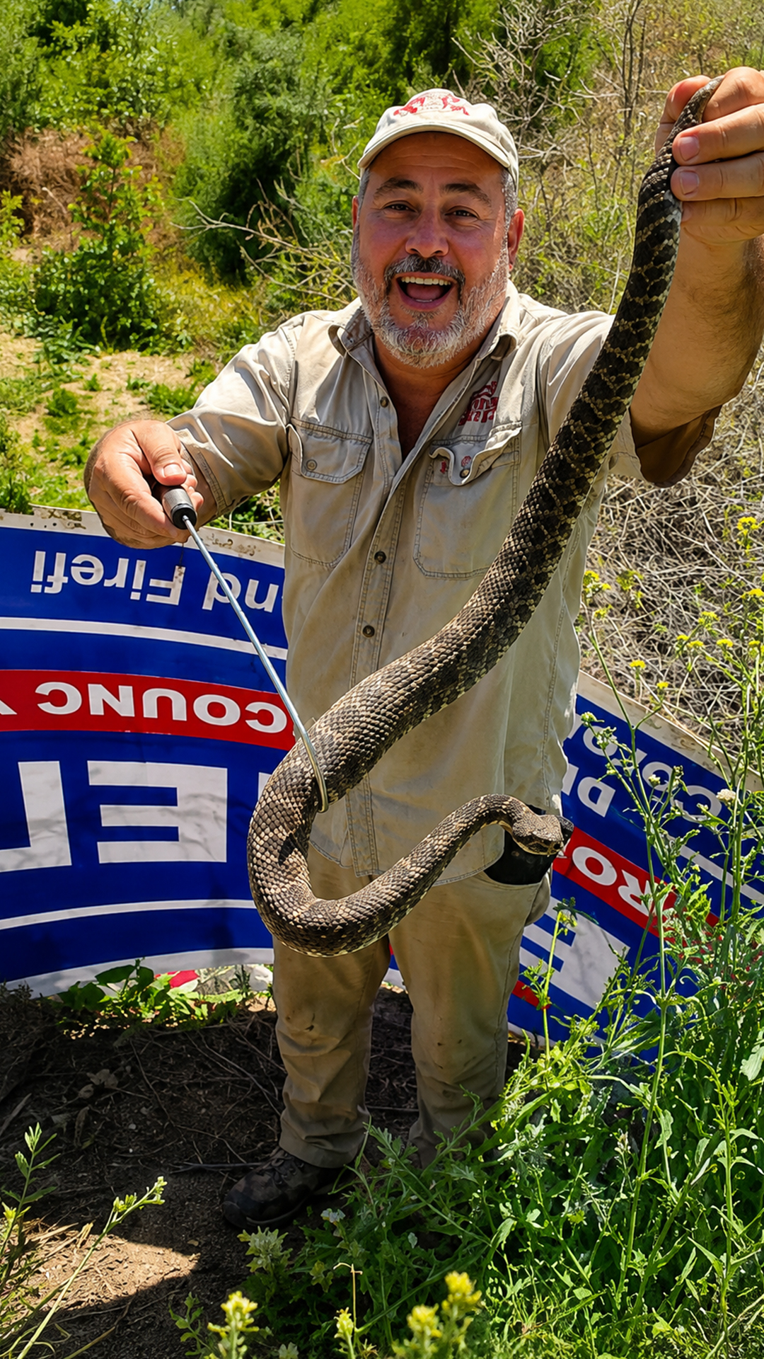 Rattlesnake search takes a sudden turn during one final inspection