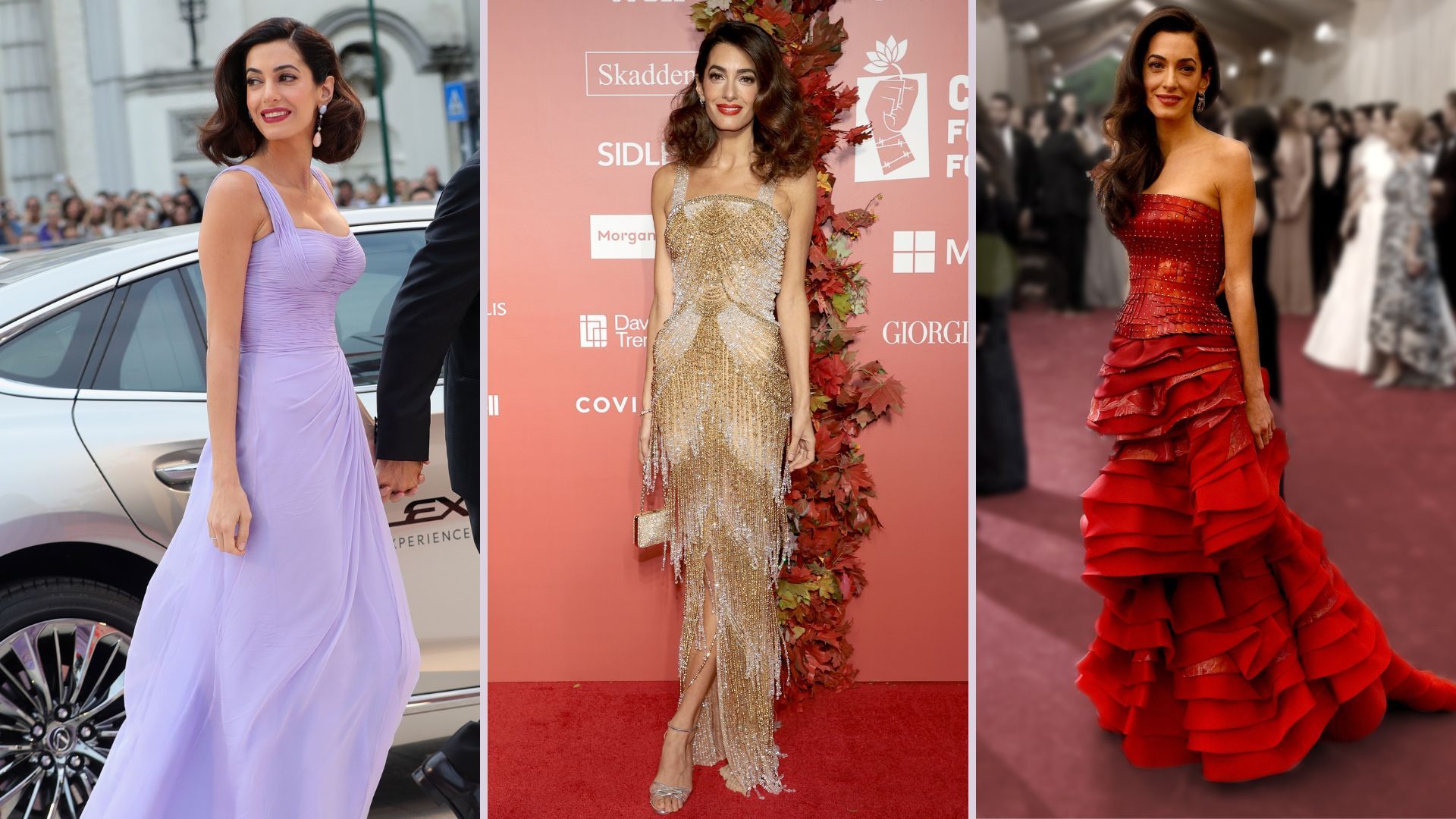 Amal Clooney's most stylish moments