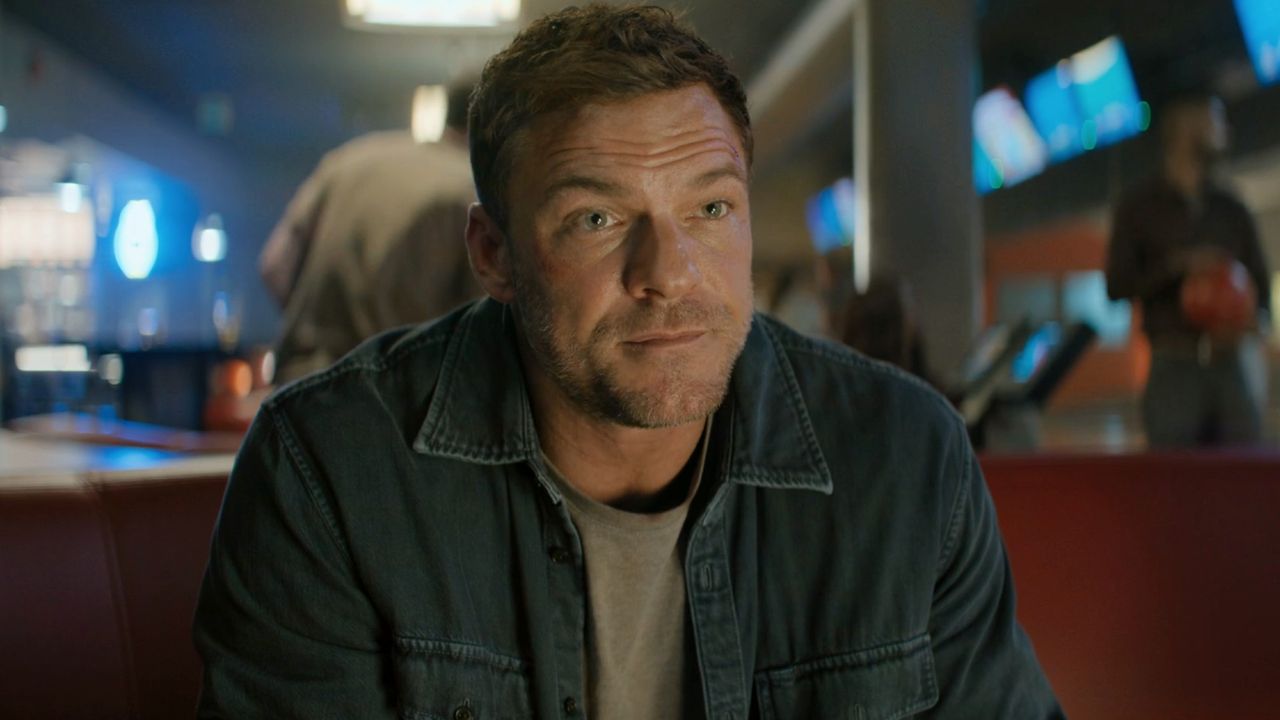 The Reacher cast witnessed Alan Ritchson chucking a literal bowling ball at a guy on set
