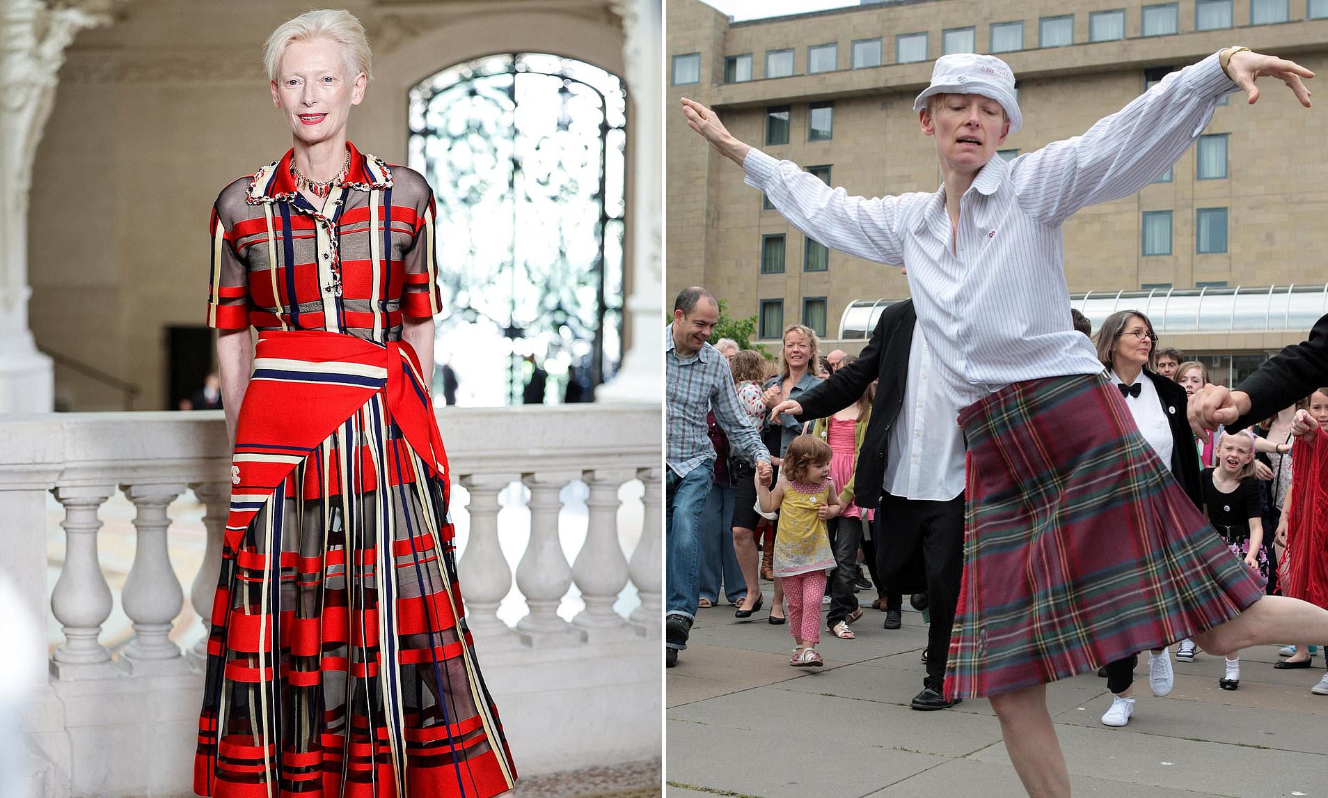 Tilda Swinton says she considers herself more a dancer than an actor