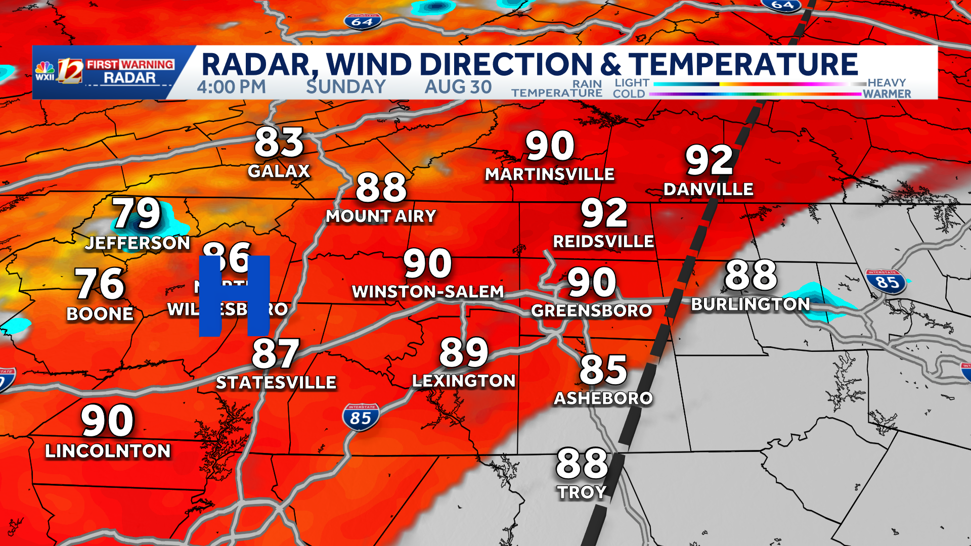 Clearing after Sunday morning fog | Heat wave brings highs into the 90s next week
