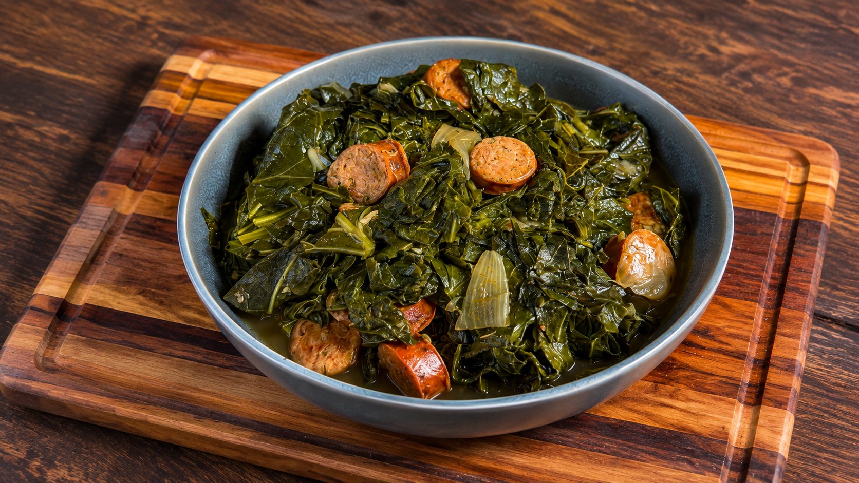 Southern collard greens recipe