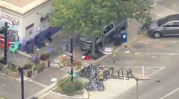 Update: 1 dead, 5 injured after truck drives onto sidewalk in Old Town Fort Collins