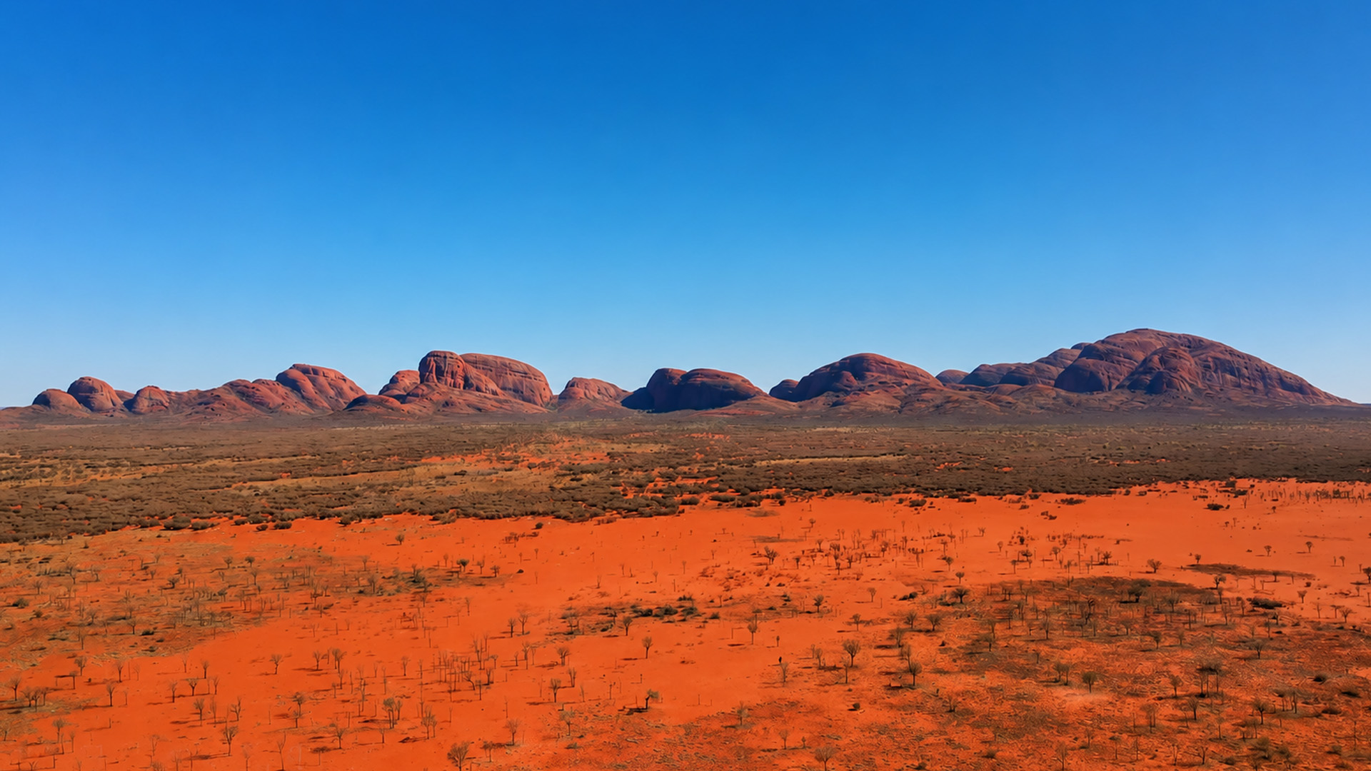 Antiguas formaciones rocosas cubren esta remota zona de Australia