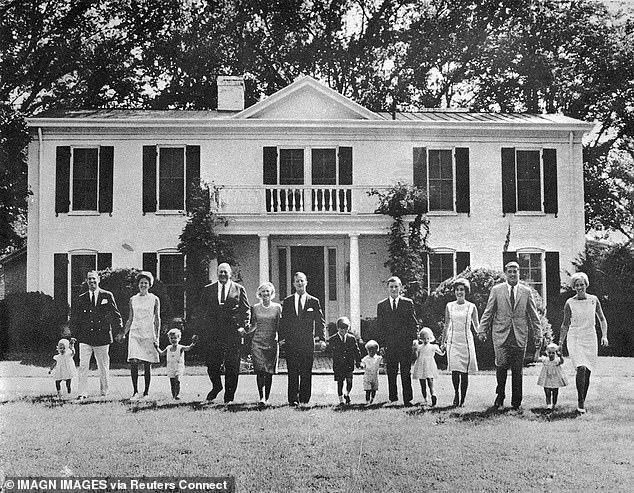 The $11 billion Jack Daniels fortune is controlled by the Brown family. Three generations of Browns are seen together in Louisville, Kentucky in 1937