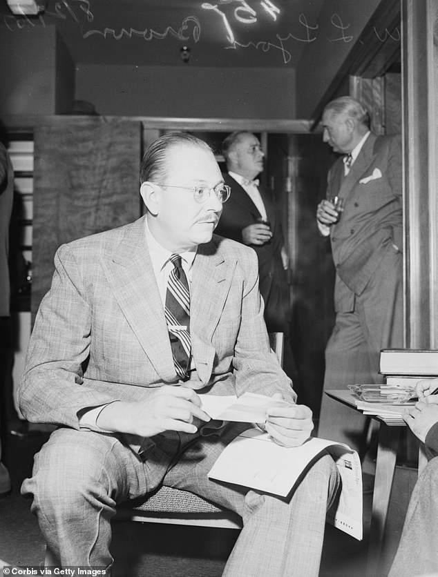 The brother's grandfather, WL Lyons Brown, pictured, became the Chairman of the Board for the Brown-Forman Corporation in 1951