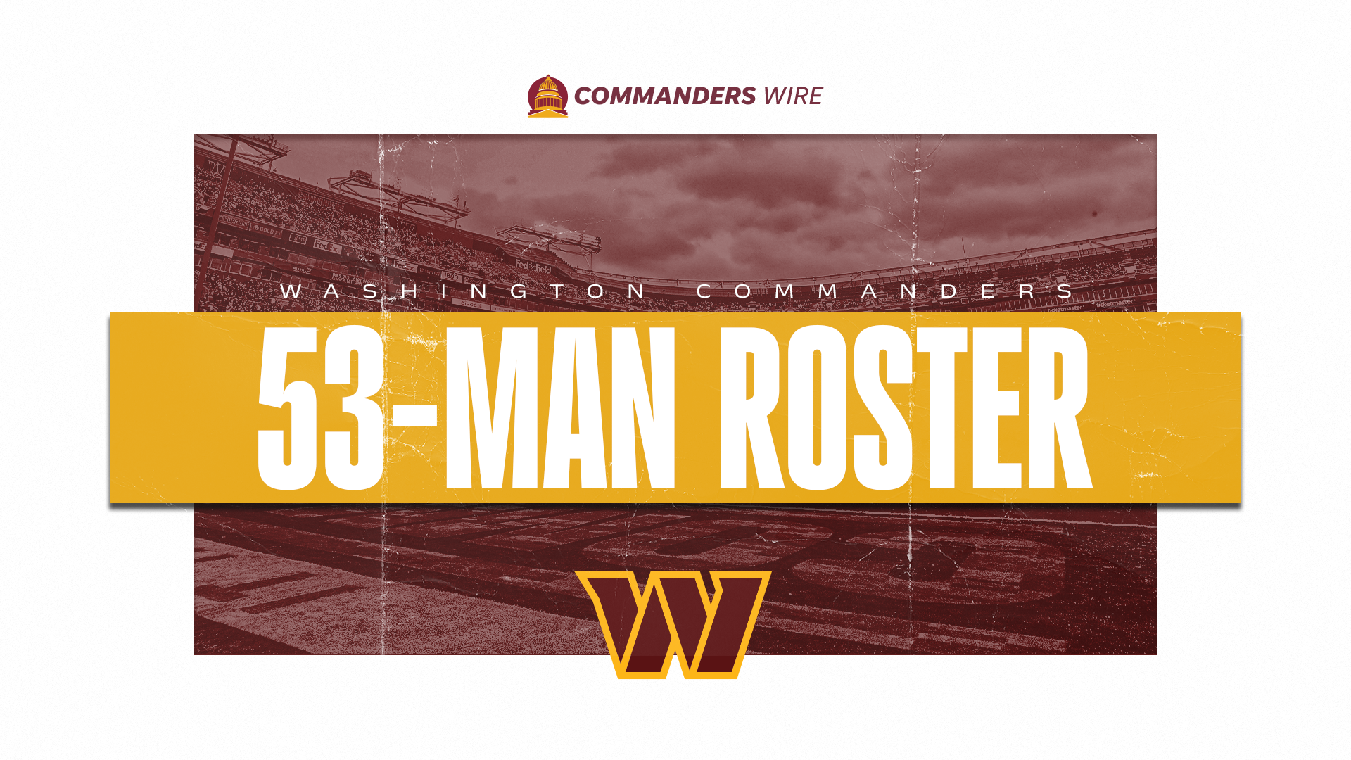 Washington Commanders set 53-man roster for 2026: Here's who made the team