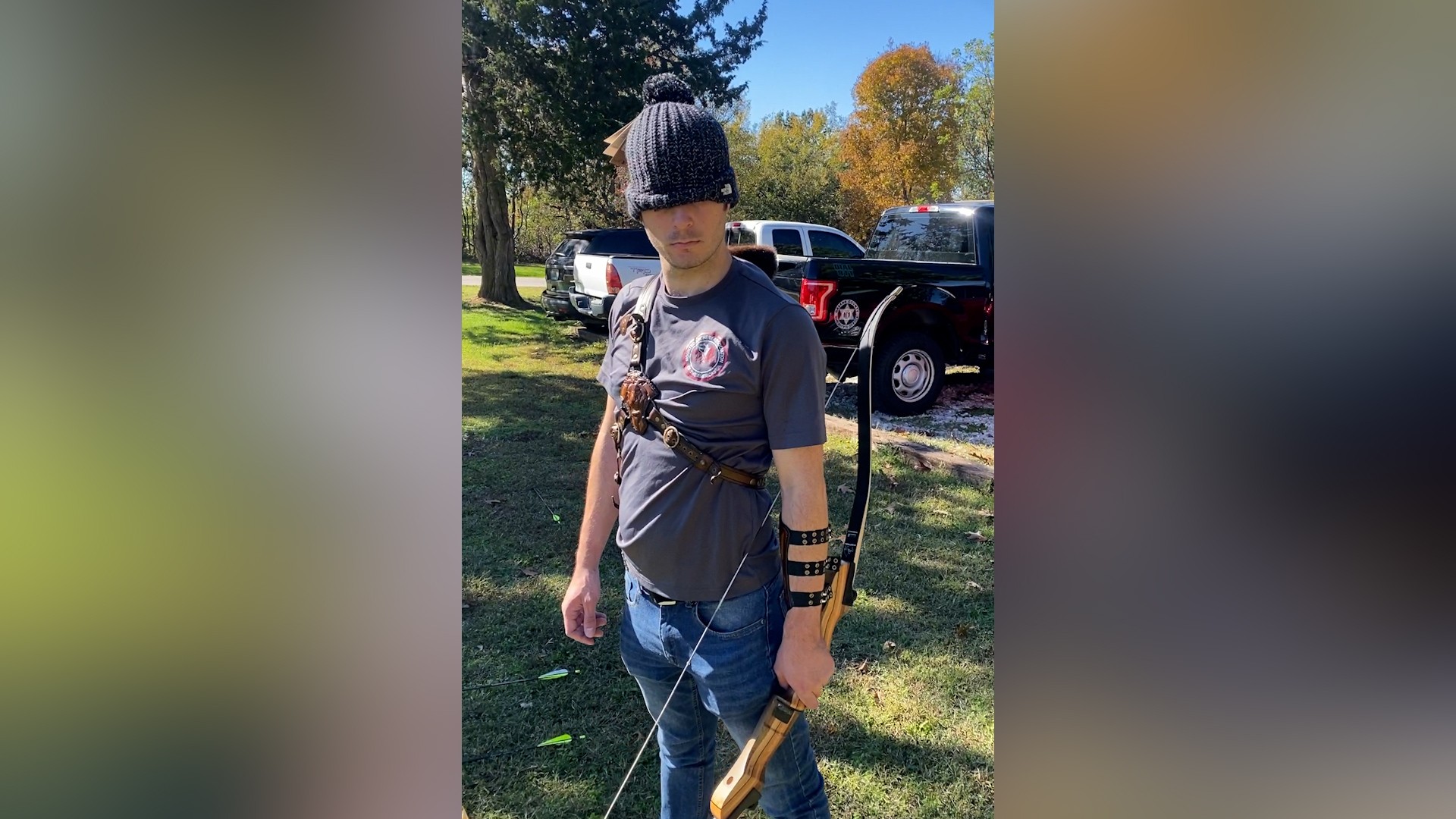 Most archery targets hit in one minute blindfolded - 5 by Casey Wilhelm