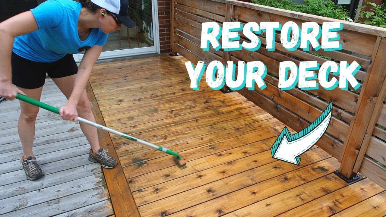 Restore your deck: watch this simple DIY!