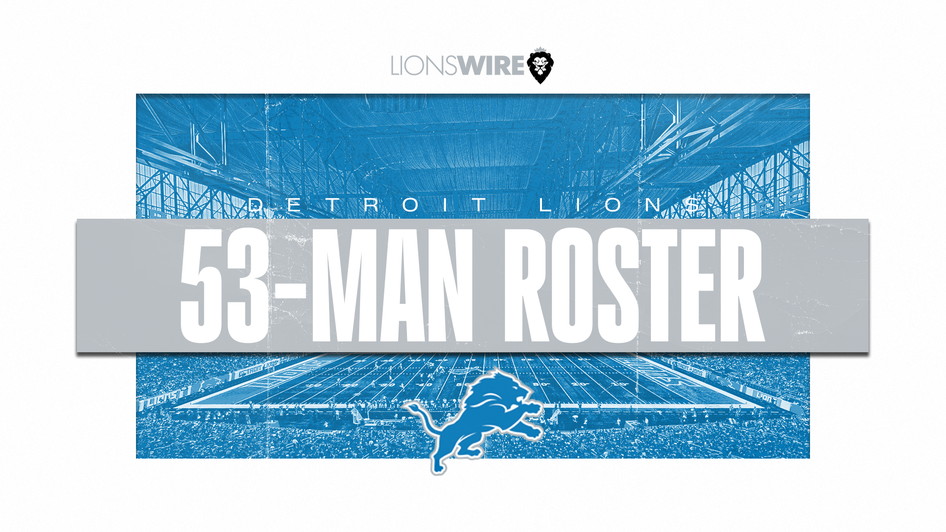 Detroit Lions finalize initial 53-man roster for 2026 NFL season