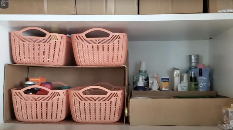 Maximize storage in deep cabinets with an organizing hack that's ...