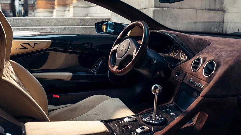 The final V12 Lamborghini with a manual is a (brown) masterpiece