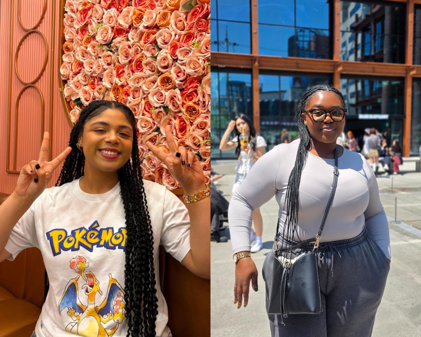 Arianna Marie and Zwiwe Dlamini teach English in South Korea. Photograph: Courtesy Arianna Marie and Zwiwe Dlamini