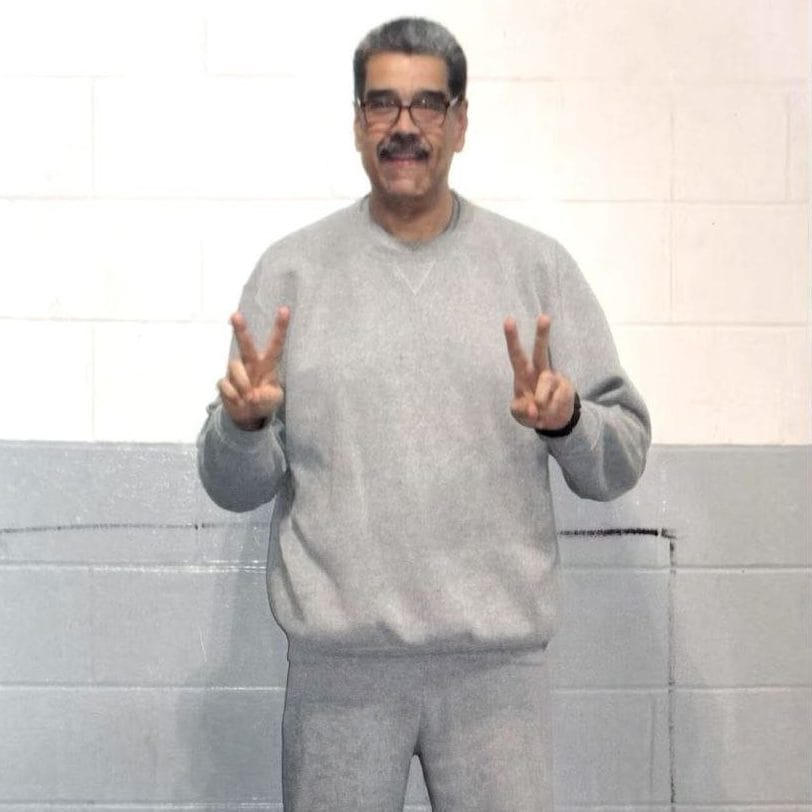 Mr Maduro is seen in the Metropolitan Detention Centre in Brooklyn