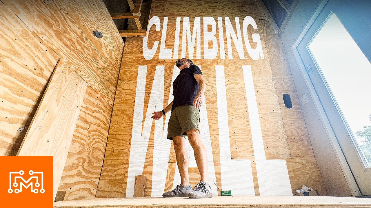 Building my ultimate home climbing wall