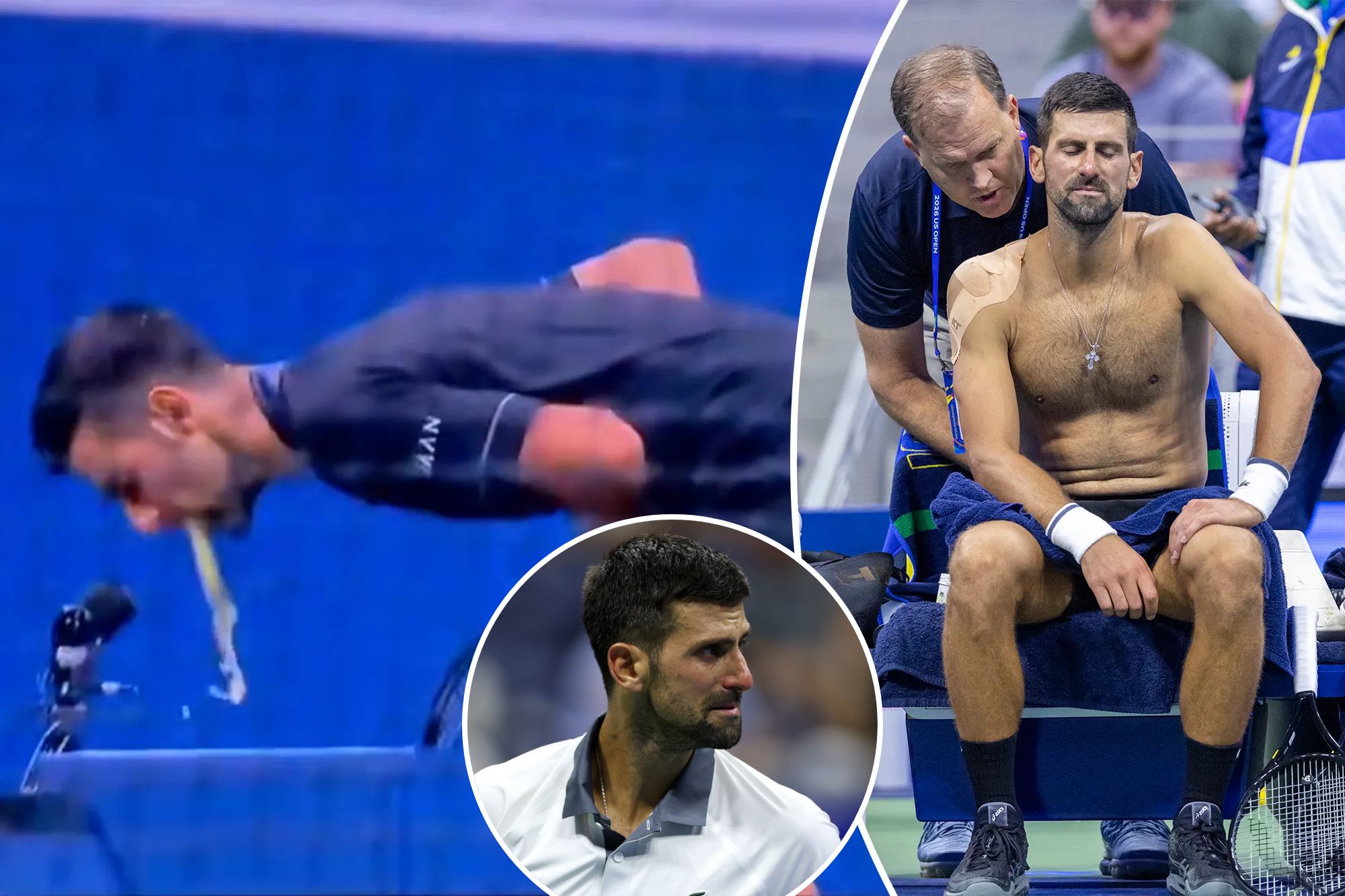 Novak Djokovic brought to tears after body betrays him in stunning ...
