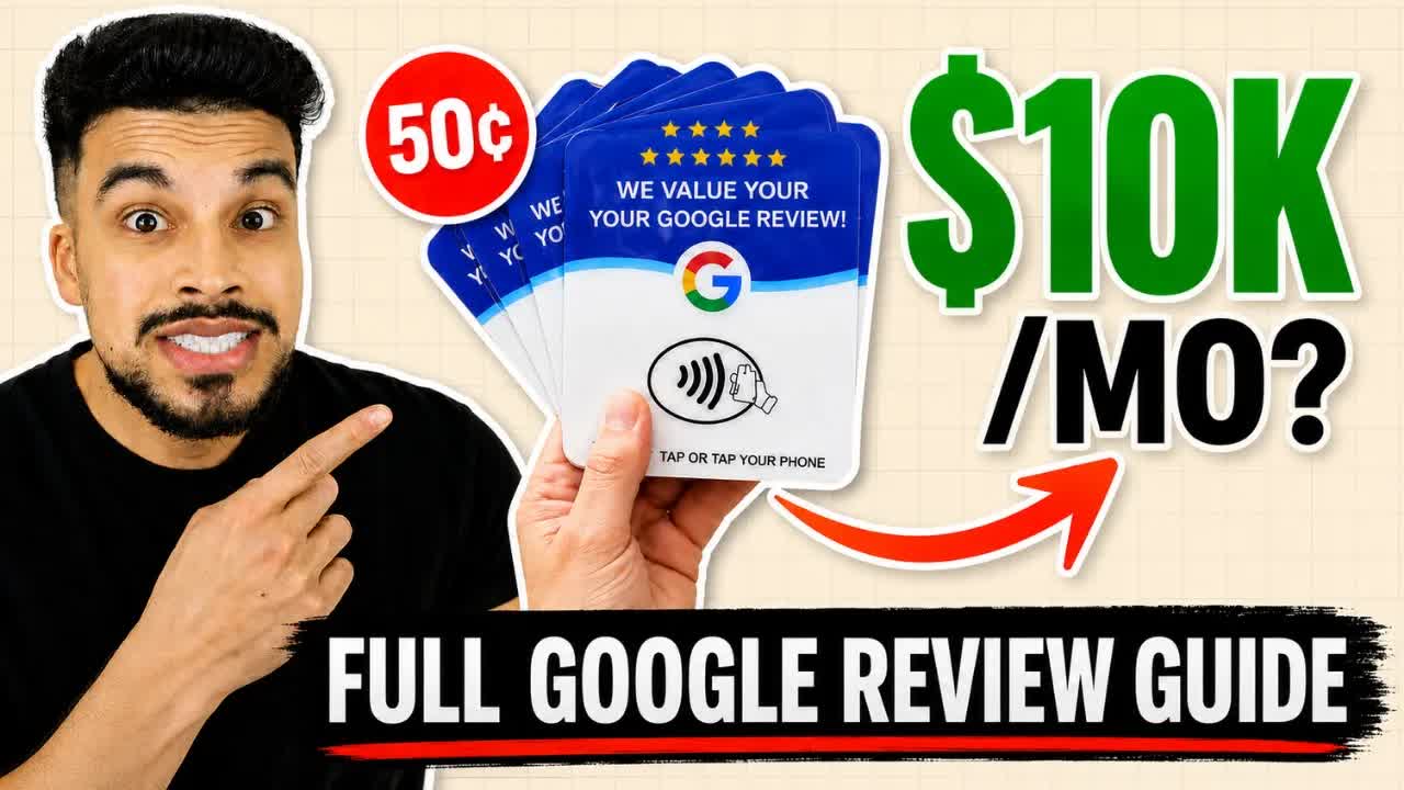 How to make money selling Google review cards (beginners guide)