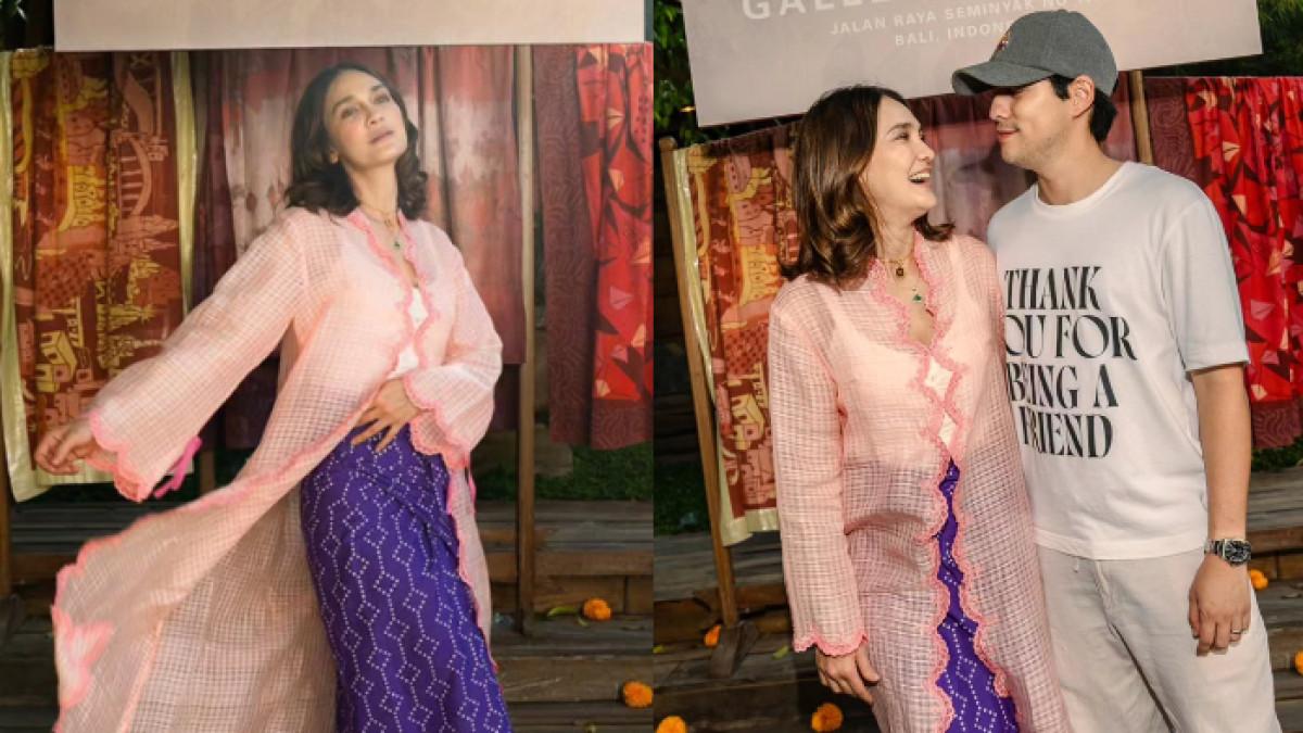 Dicurigai hamil buntut penampilannya saat ultah, Luna Maya klarifikasi, istri Maxime Bouttier: sabar