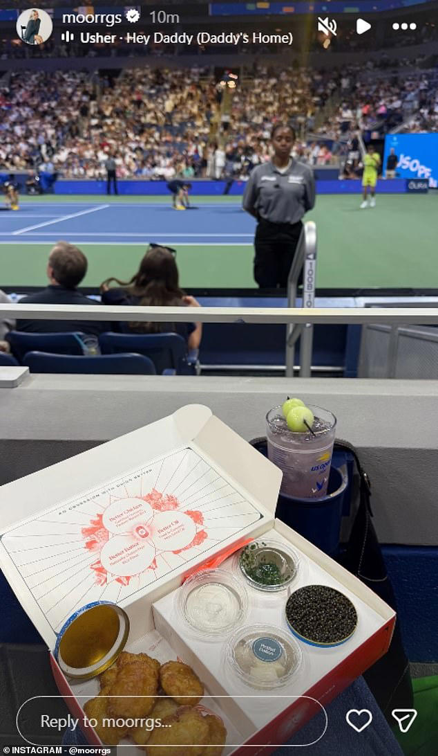 Taylor Fritz's influencer-ex Morgan Riddle makes dramatic US Open ...