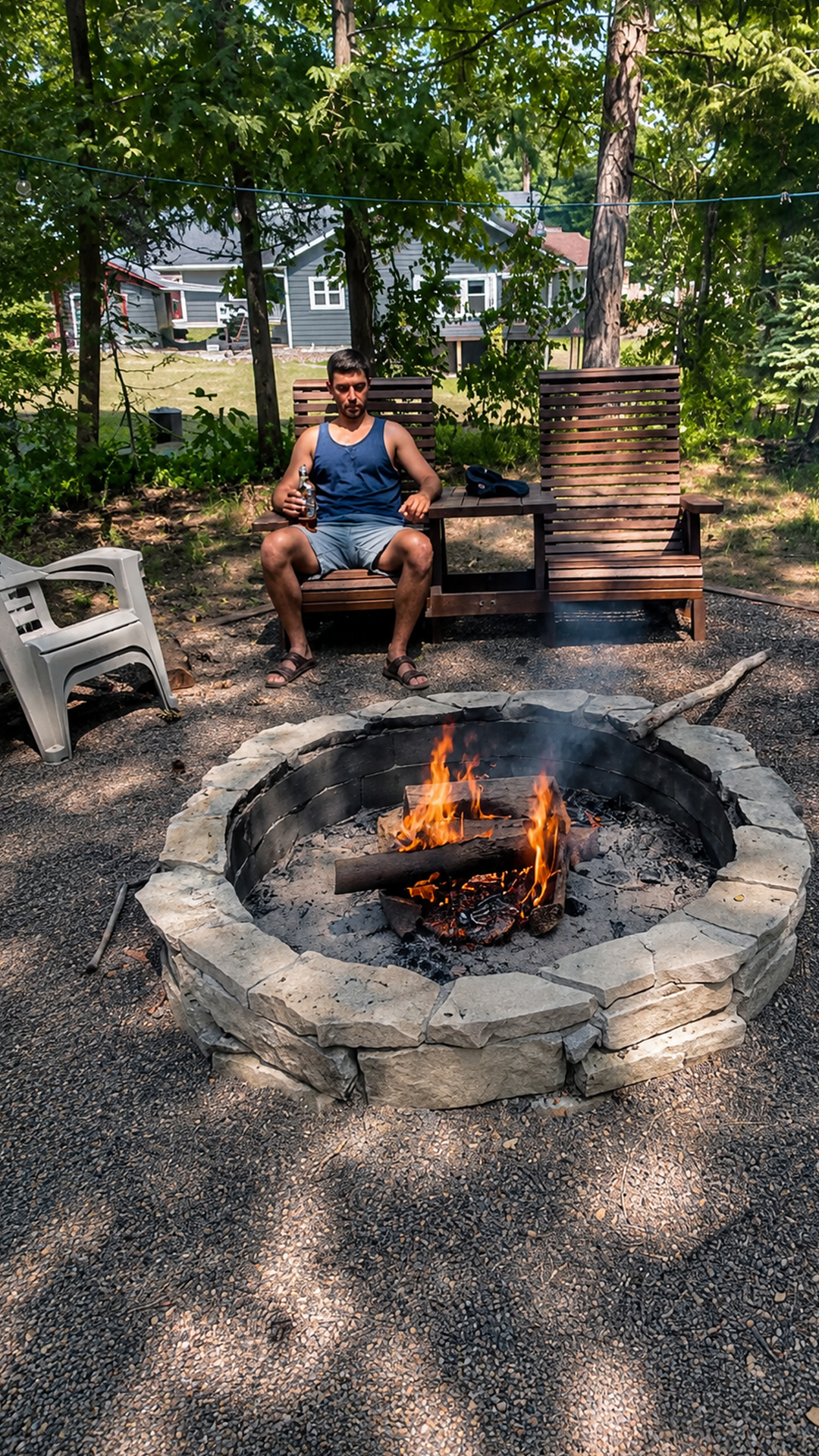 The reality of a "relaxing" Minnesota cabin
