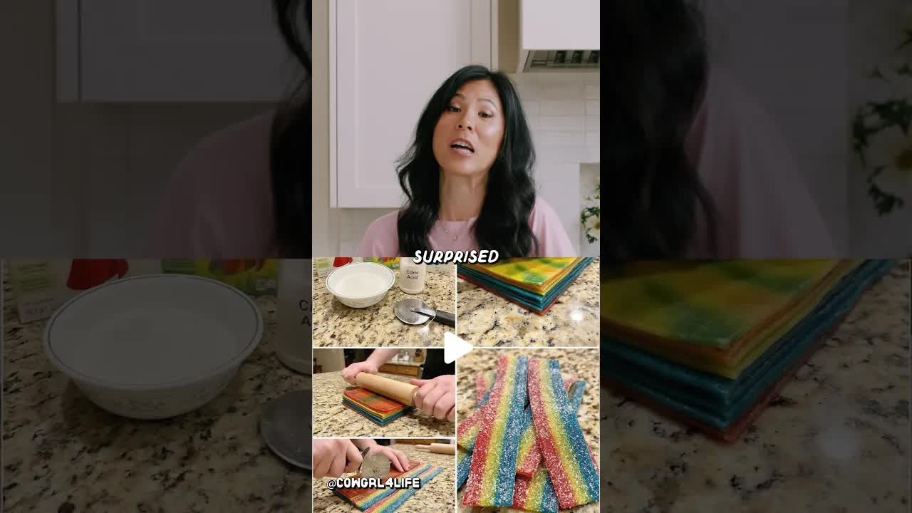 Making sour strips from scratch requires unwrapping an absurd number of ...