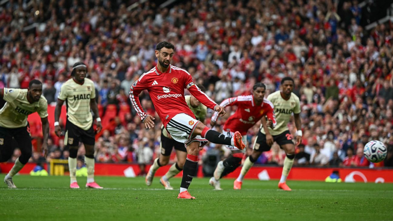 Manchester United player ratings as Fernandes scores hat trick and ...