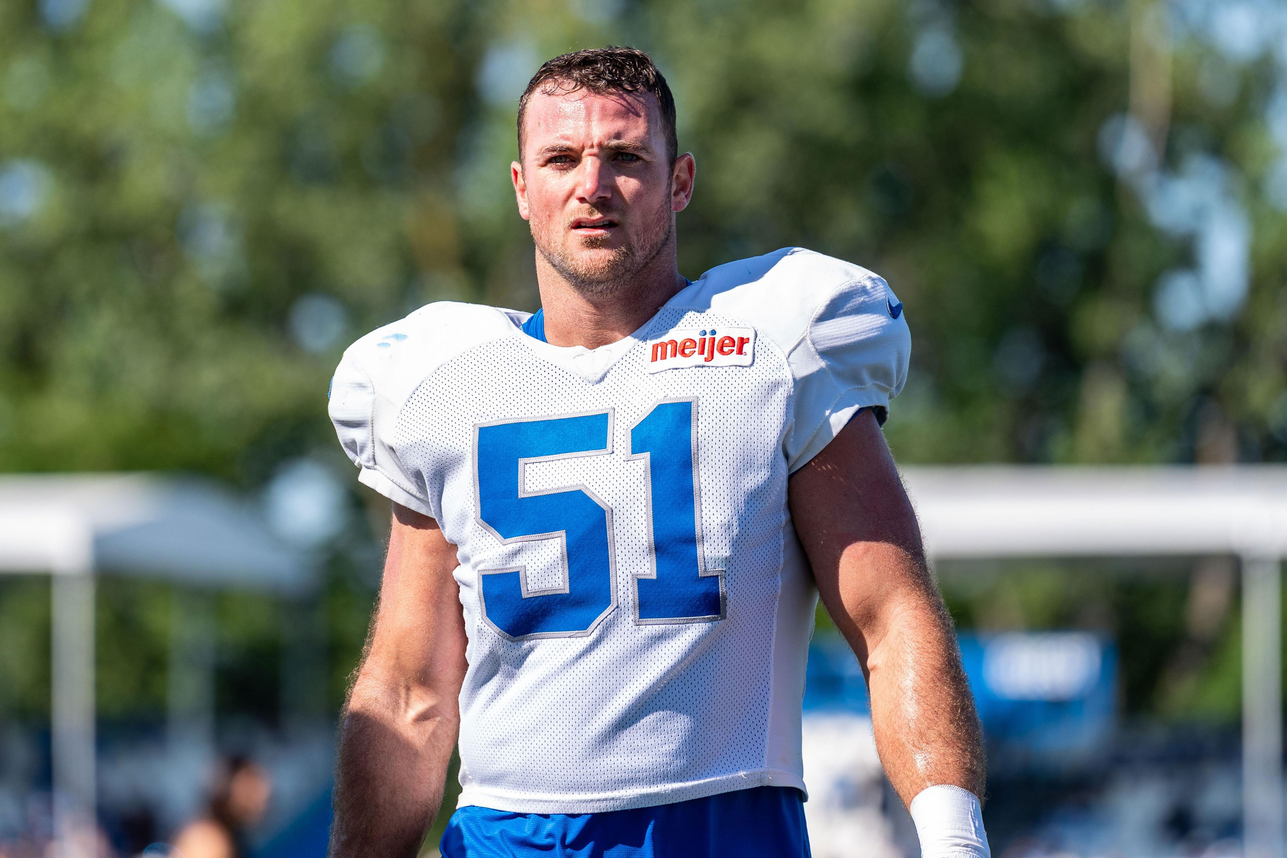 Detroit Lions roster cuts: Veteran LB, young TE among first moves