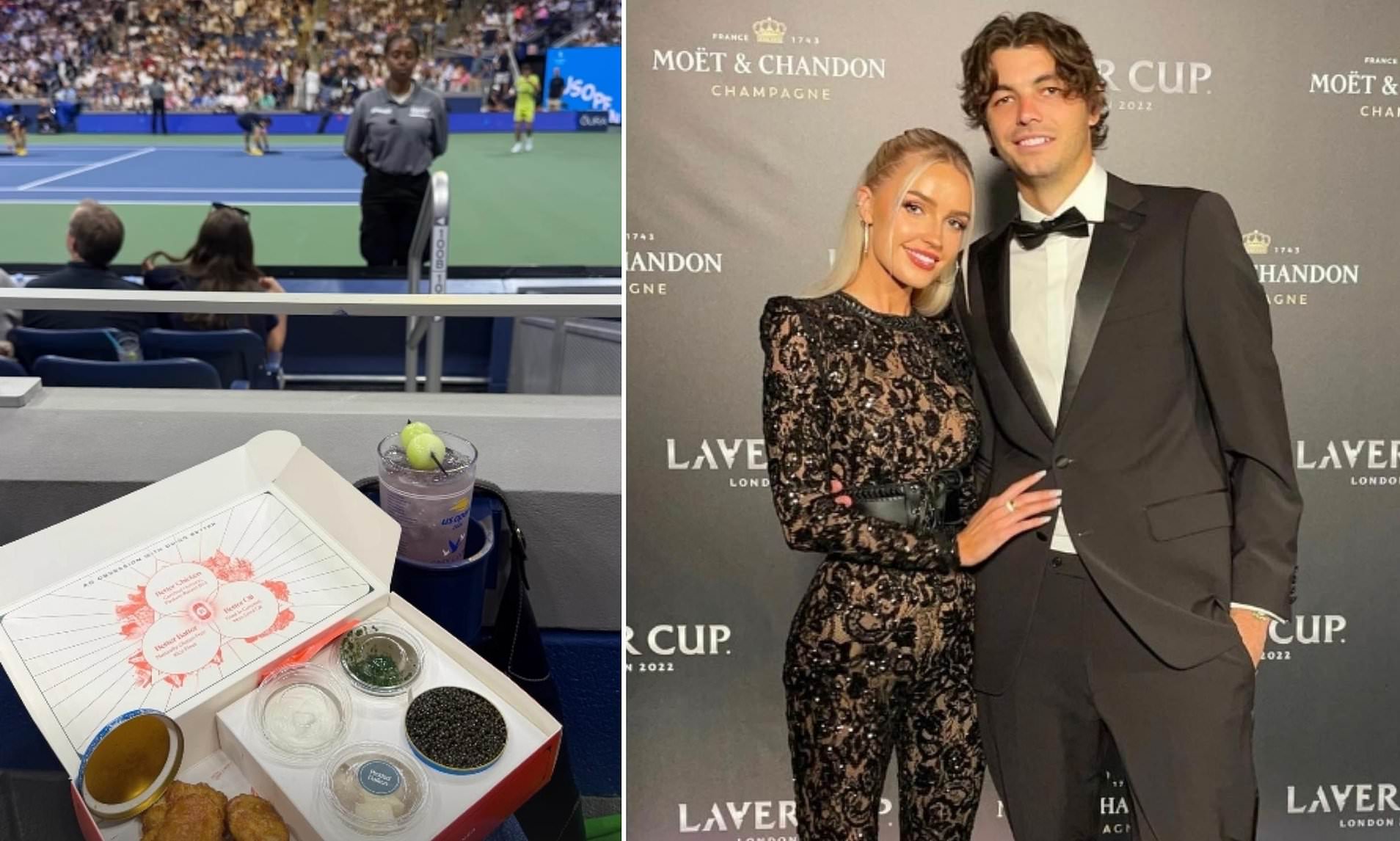 Taylor Fritz's influencer-ex Morgan Riddle makes dramatic US Open ...