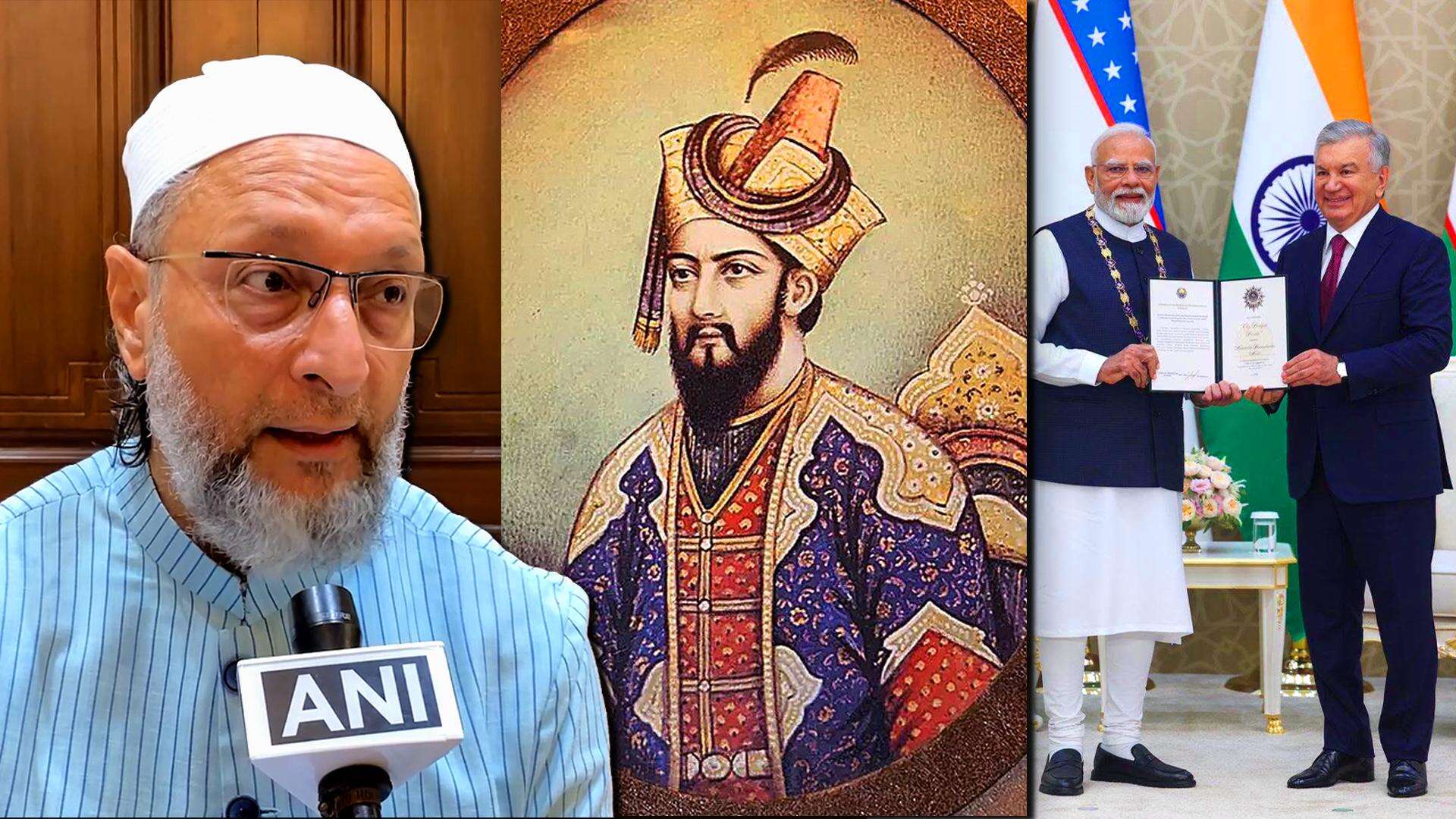 ‘Babur’s country honoured Modi’: Owaisi takes dig at BJP, RSS as PM ...