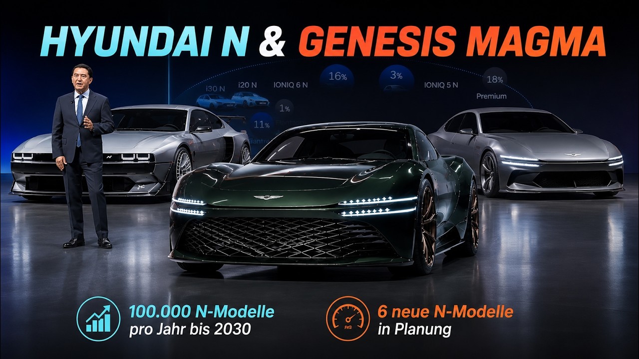 Hyundai N & Genesis Magma: 100.000 Performance-Modelle bis 2030