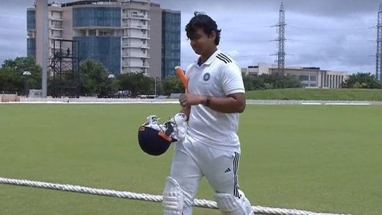 Vaibhav Sooryavanshi, disappointed after getting out for 92.